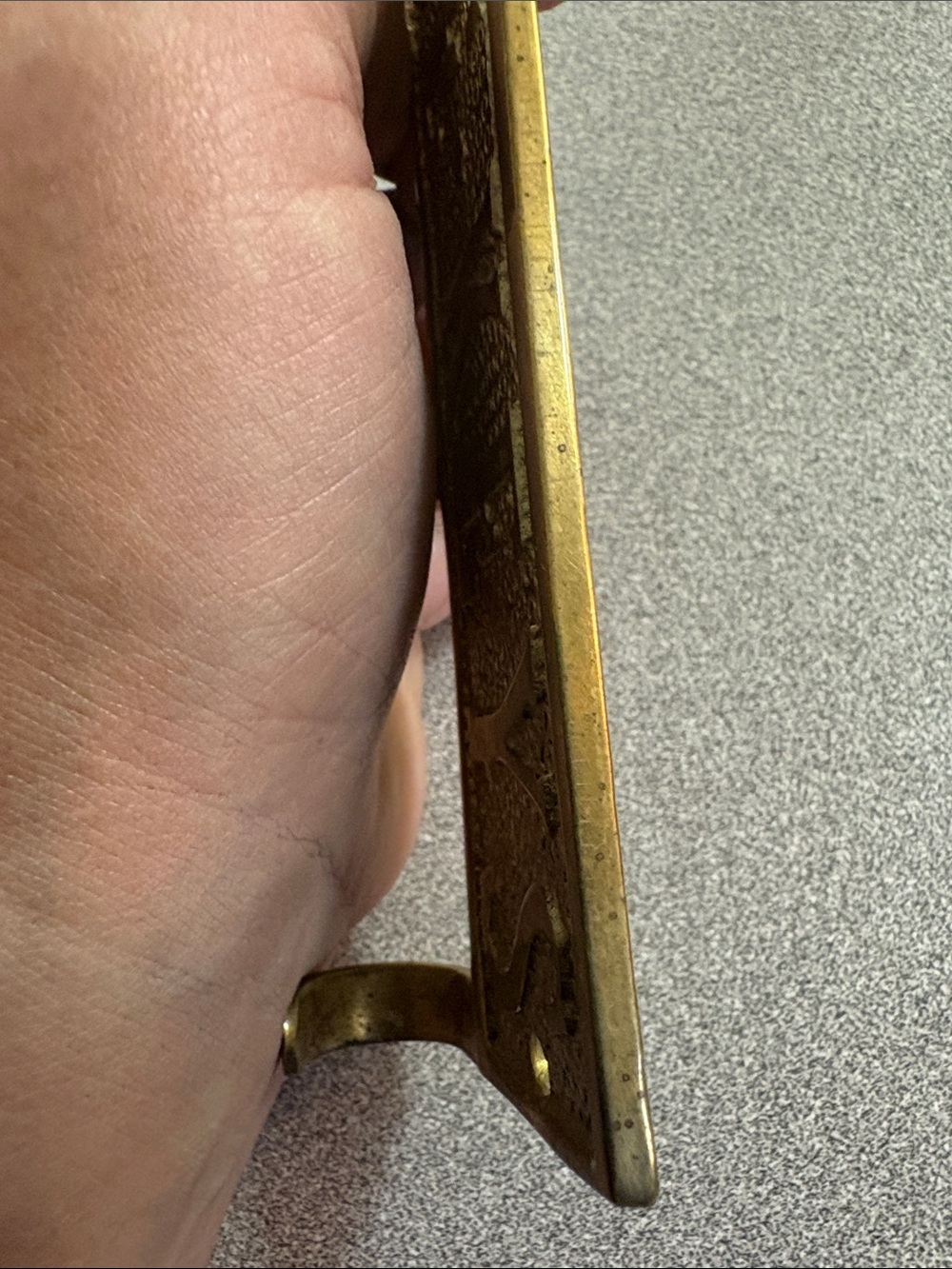 Brass 'House Keys' Wall Key Rack - Picture 5 of 8